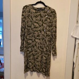 & Other Stories Olive Animal Print Dress